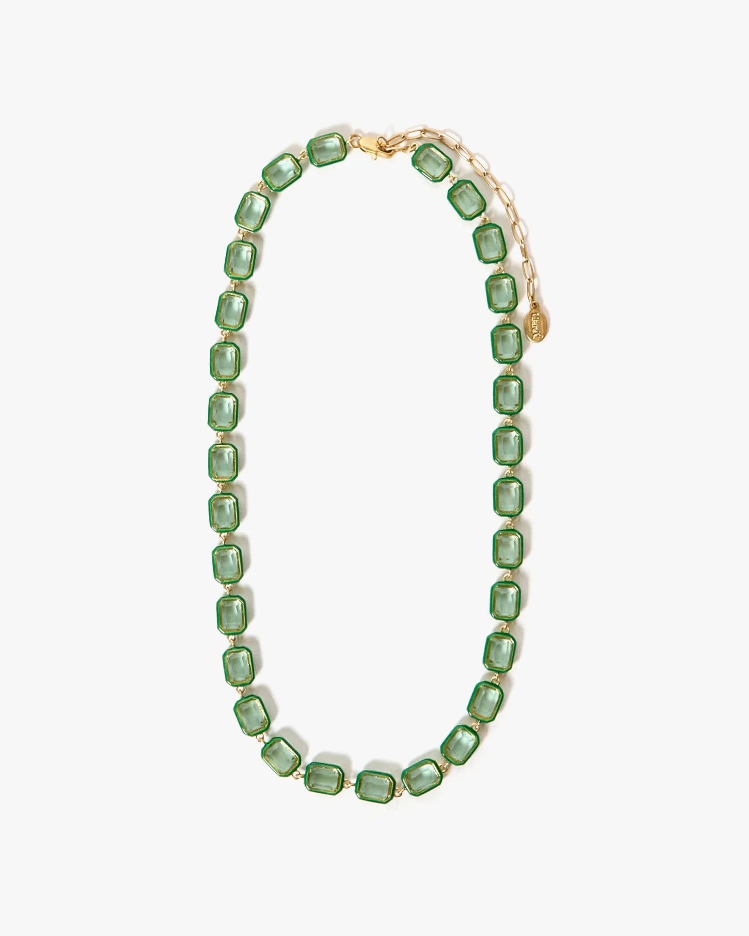 Clare V. - Bijoux Bead Necklace in Mint