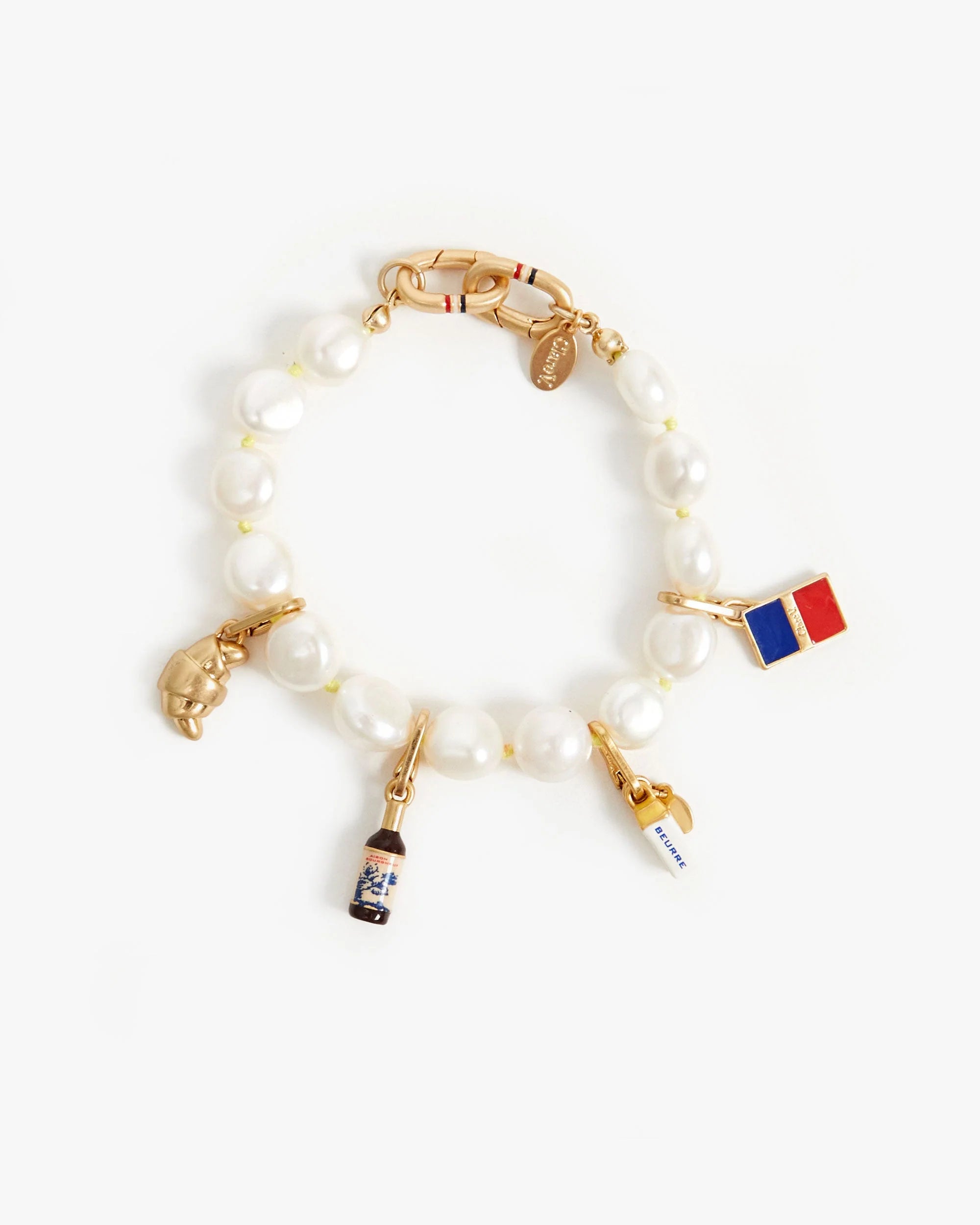 Clare V. - Croissant Charm in Vintage Gold