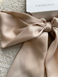 LimLim Accessories - Long Statin Bow Scrunchie