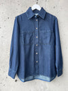 YERSE - Denim Shirt in Indigo Blue