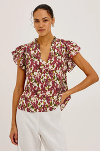 Rails - Calista Top in Cardinal Floral