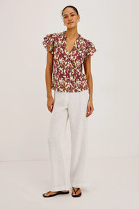 Rails - Calista Top in Cardinal Floral