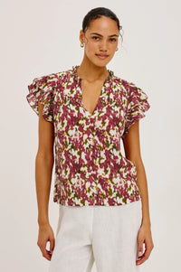 Rails - Calista Top in Cardinal Floral