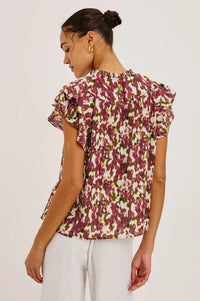 Rails - Calista Top in Cardinal Floral