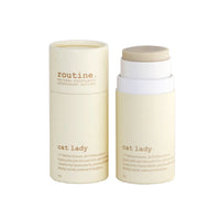 Routine. - Cat Lady Deodorant Stick