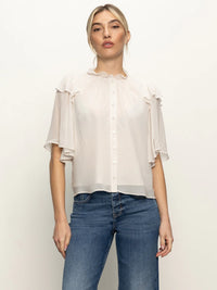 Sanctuary - Deja Vu Blouse in Light Oat