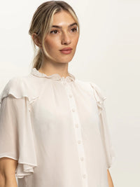 Sanctuary - Deja Vu Blouse in Light Oat