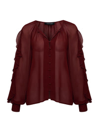 Sanctuary - Harmony Blouse in Crimson