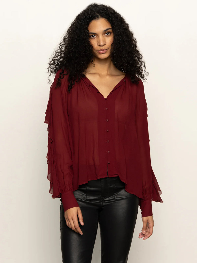 Sanctuary - Harmony Blouse in Crimson