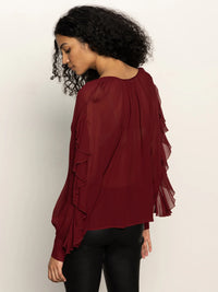 Sanctuary - Harmony Blouse in Crimson