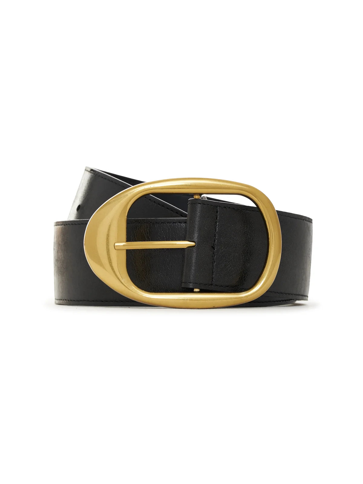 Sanctuary - Leather Daily Wide Belt in Black