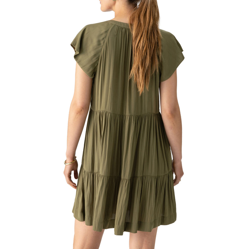 Sanctuary - Modern Babydoll Dress in Burnt Olive