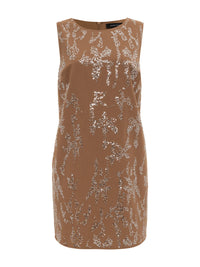 Sanctuary - Better Place Embellished Dress in Toasted Coconut