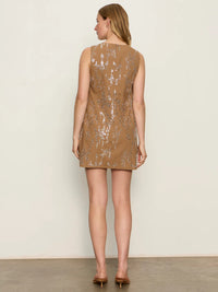 Sanctuary - Better Place Embellished Dress in Toasted Coconut