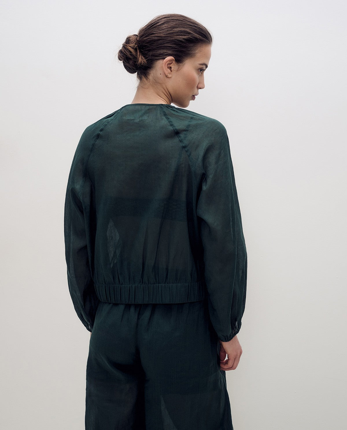 YERSE - Bomber Style Jacket in Green