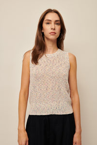 LINE Knitwear - Charlee Knit Top in Opalescent