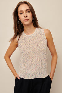 LINE Knitwear - Charlee Knit Top in Opalescent