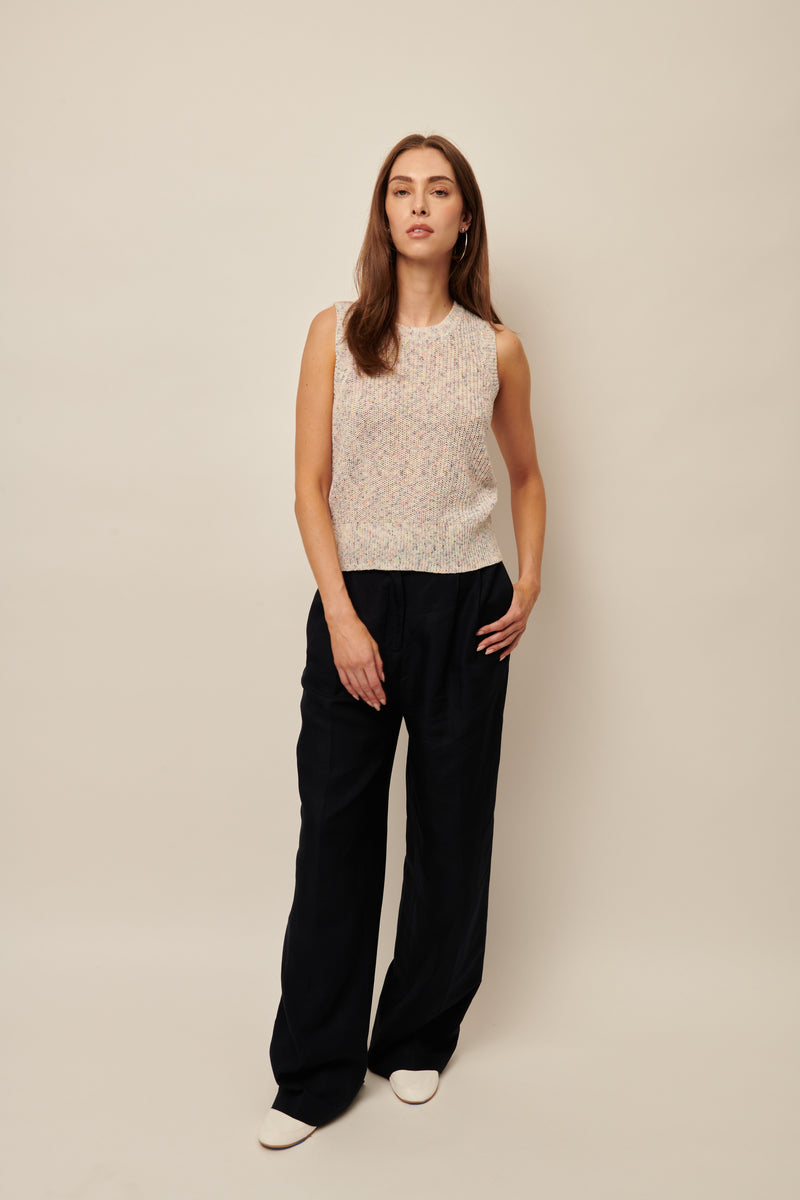 LINE Knitwear - Charlee Knit Top in Opalescent