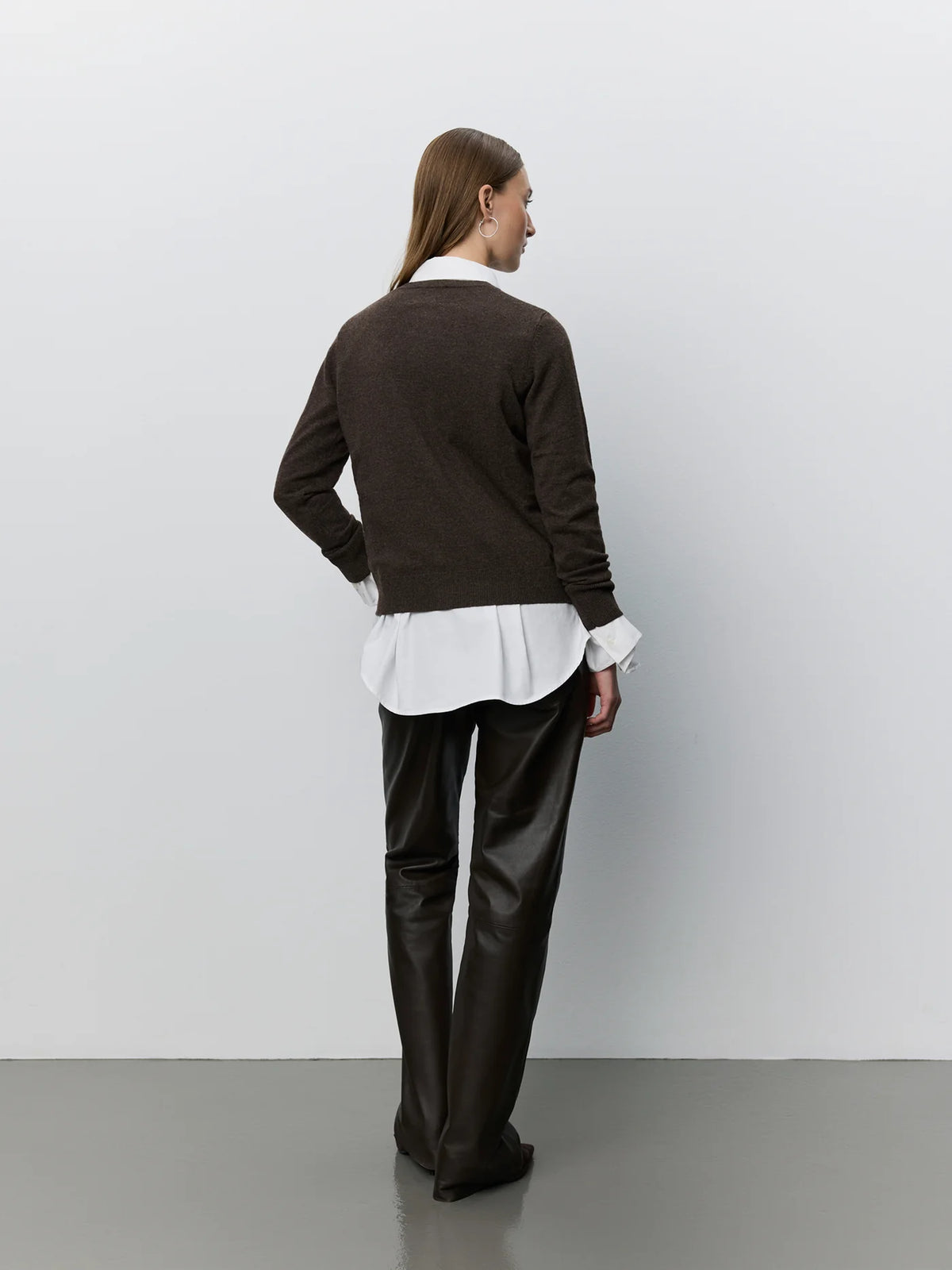 Sofie Schnoor -CISSESW Cardigan in Brown Fudge