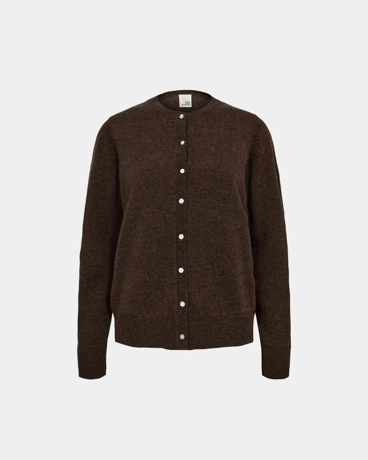 Sofie Schnoor -CISSESW Cardigan in Brown Fudge