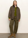 Sanctuary - Barn Jacket in Burnt Olive