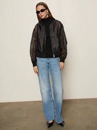 Sanctuary - Shane Organza Bomber in Black