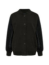 Sanctuary - Club Varsity Jacket in Midnight Olive