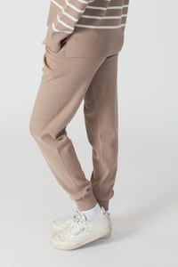 Lyla & Luxe - Clover - Knit Jogger in Caramel