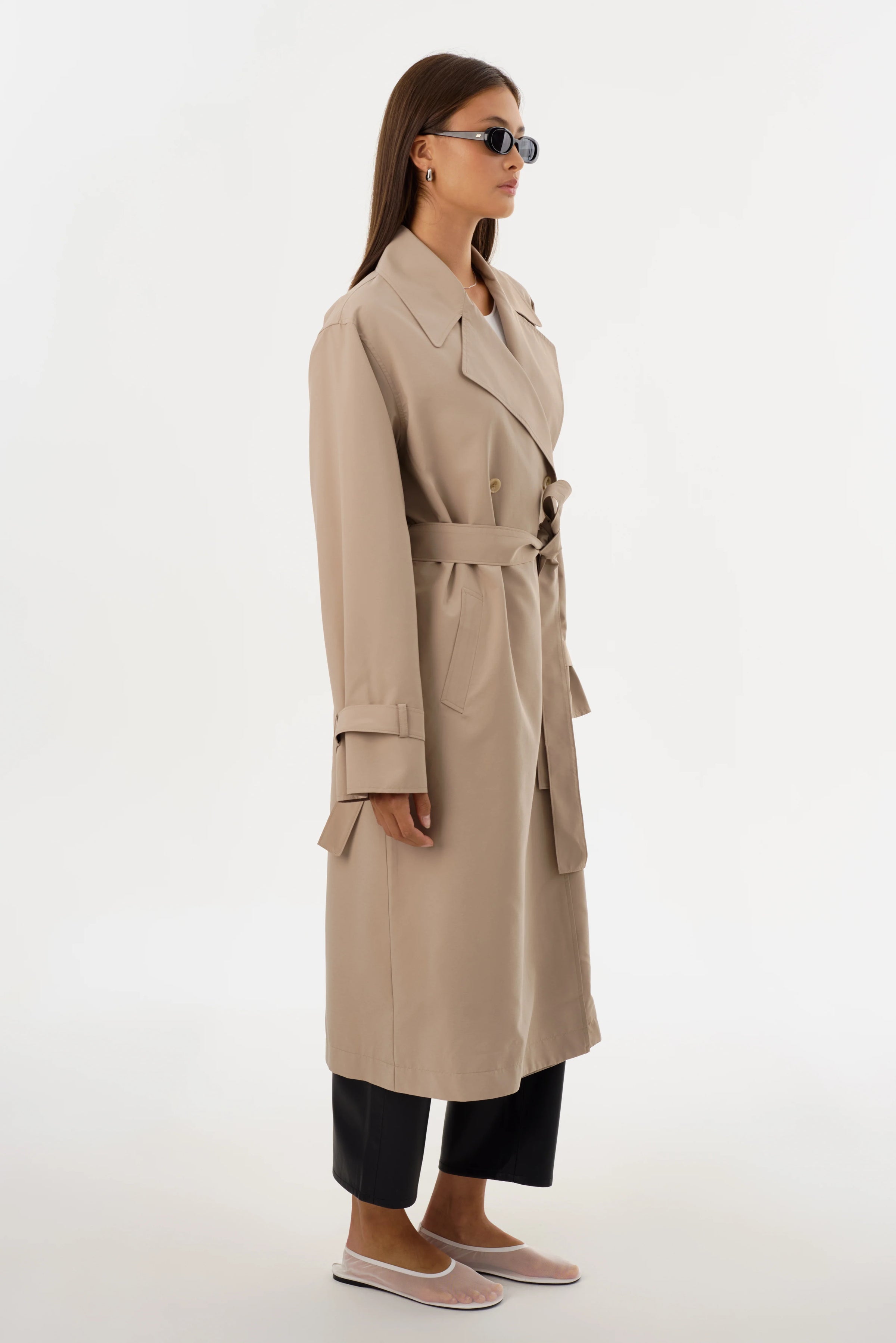 LAMARQUE - Colette - Trench Coat in Khaki