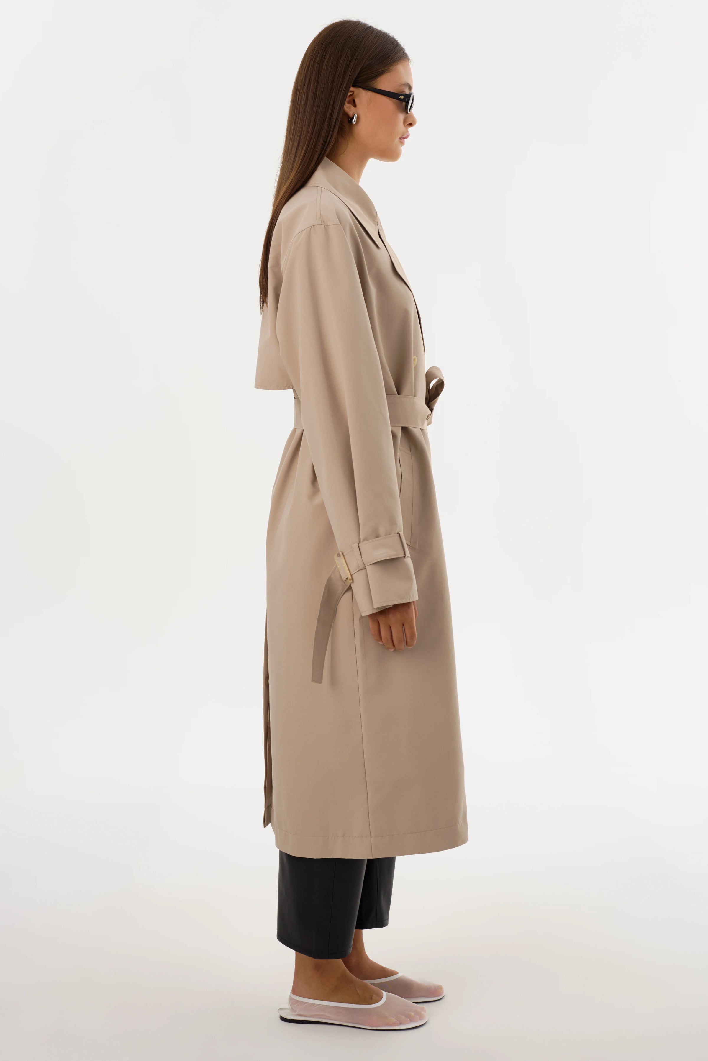 LAMARQUE - Colette - Trench Coat in Khaki