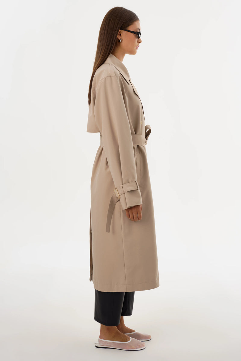 LAMARQUE - Colette - Trench Coat in Khaki