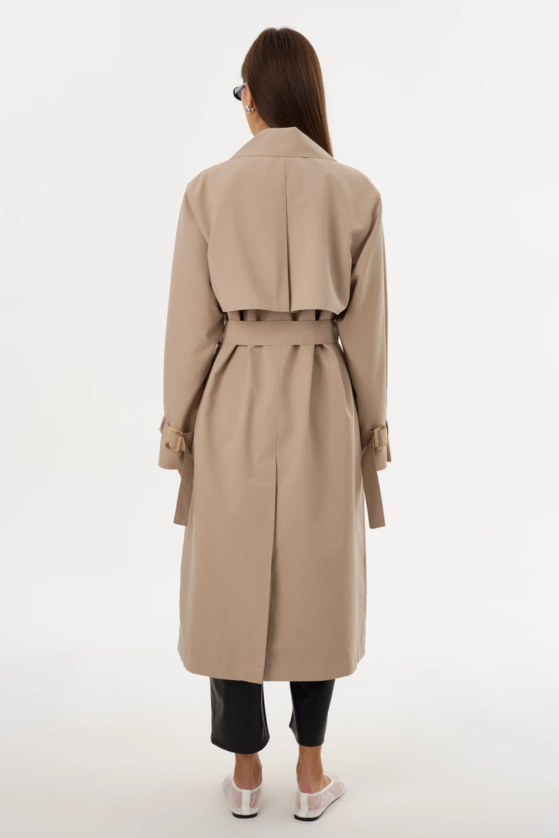 LAMARQUE - Colette - Trench Coat in Khaki