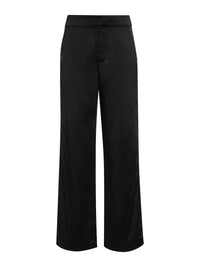 Sanctuary - Modern Satin Trouser in Black