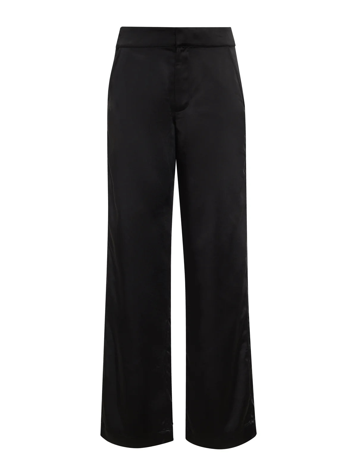 Sanctuary - Modern Satin Trouser in Black