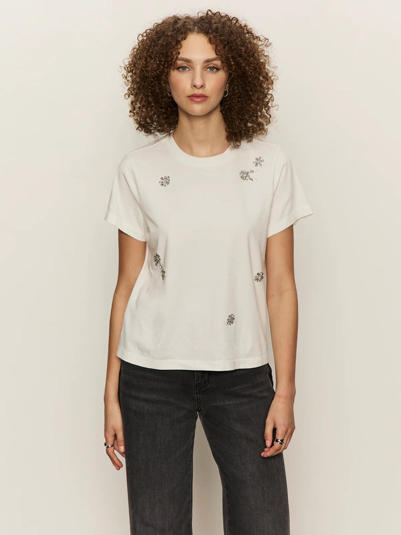Sanctuary - Embellished Tee in White