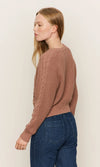 Sanctuary - Nomad Cable Popover Sweater in Mocha