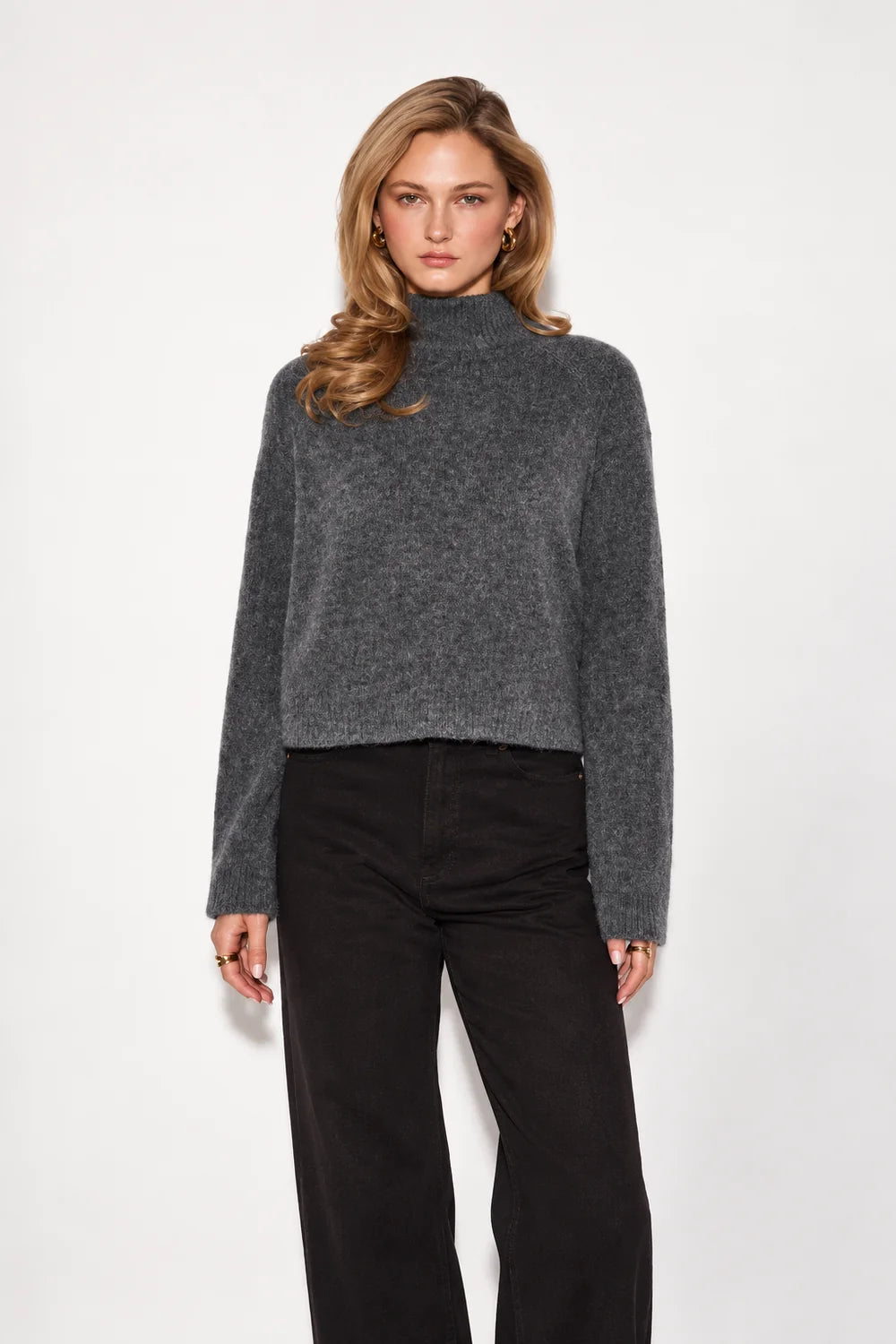 John + Jenn - Oliver Mock Neck Sweater