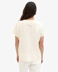 Clare V - Classic Tee - Liberez Les Sardines - Cream