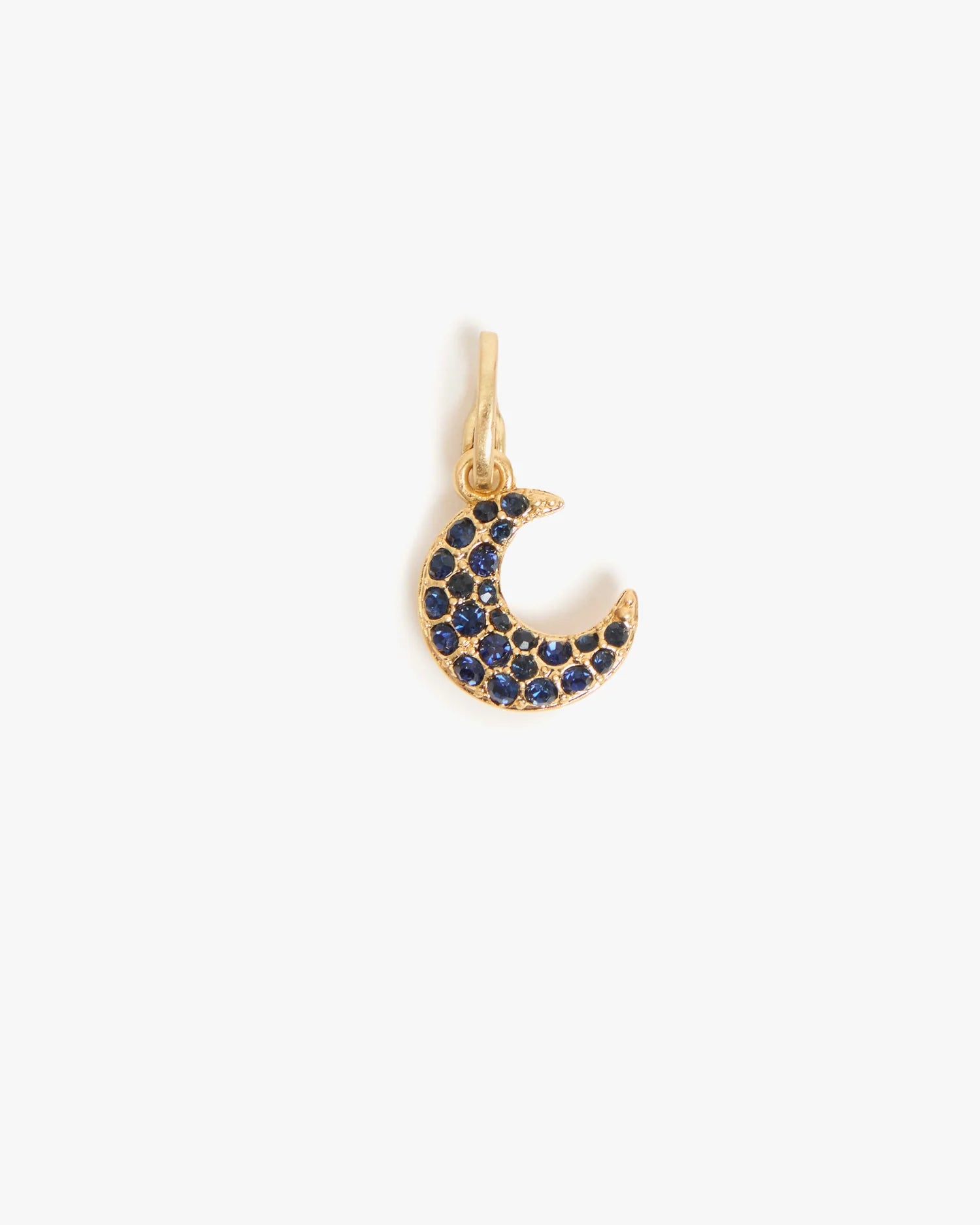 Clare V. - Crescent Charm in Sapphire/Clear