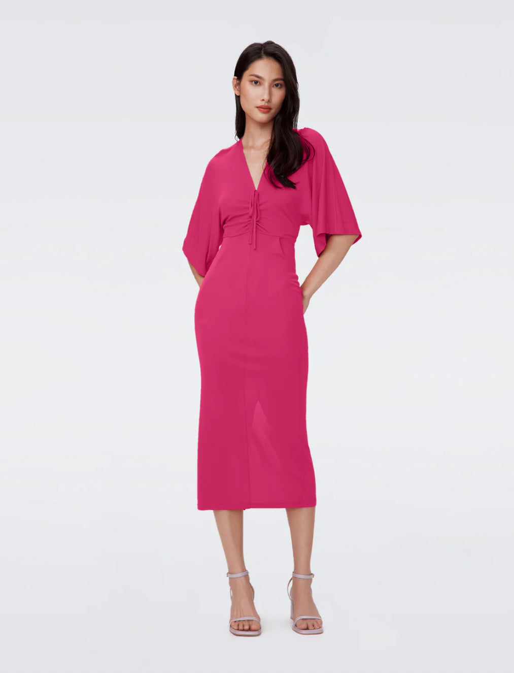 DIANE VON FURSTENBER GErica Cotton Midi Dress sold In Palms Giant