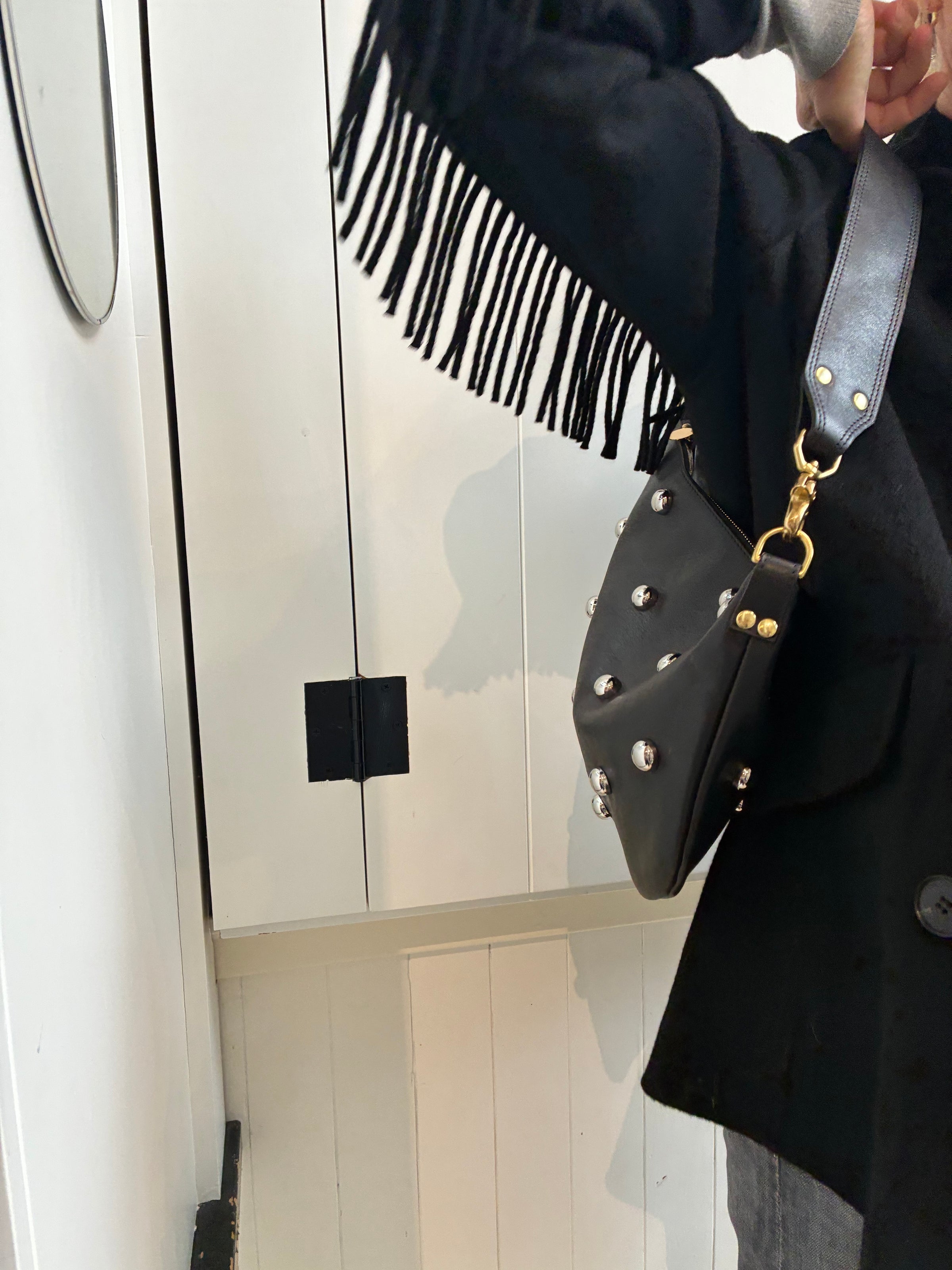 La Petite Francaise - Moustache Coat in Black