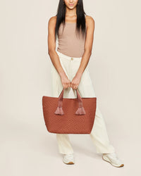 NAGHEDI - Tulum Large Tote - Adobe