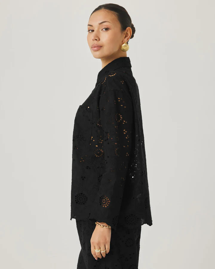 Splendid - Cella Jane Collection - Eyelet Button Down Shirt