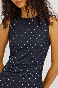 Rails - Daija Dress - Navy Polka Dots