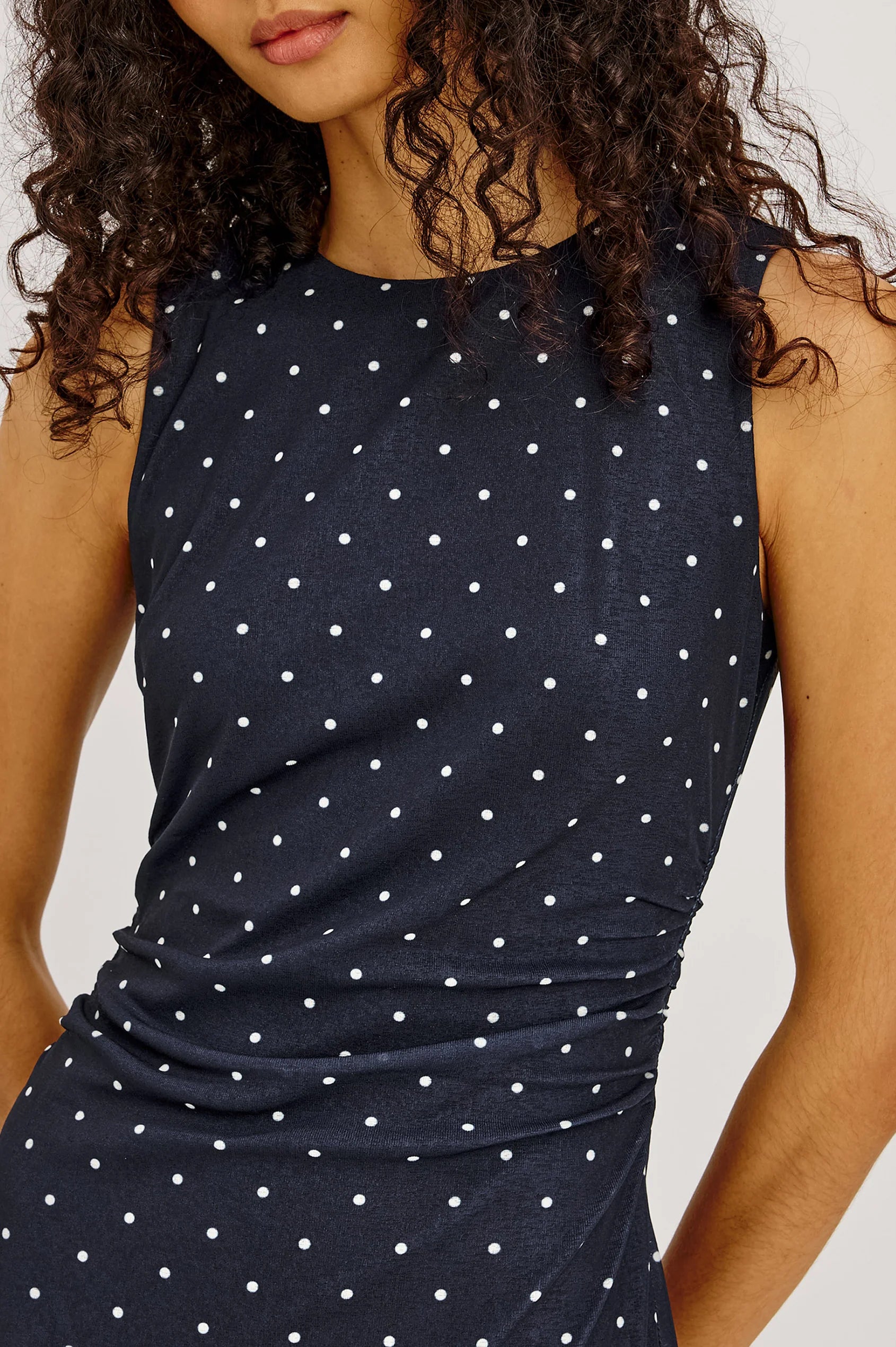 Rails - Daija Dress - Navy Polka Dots