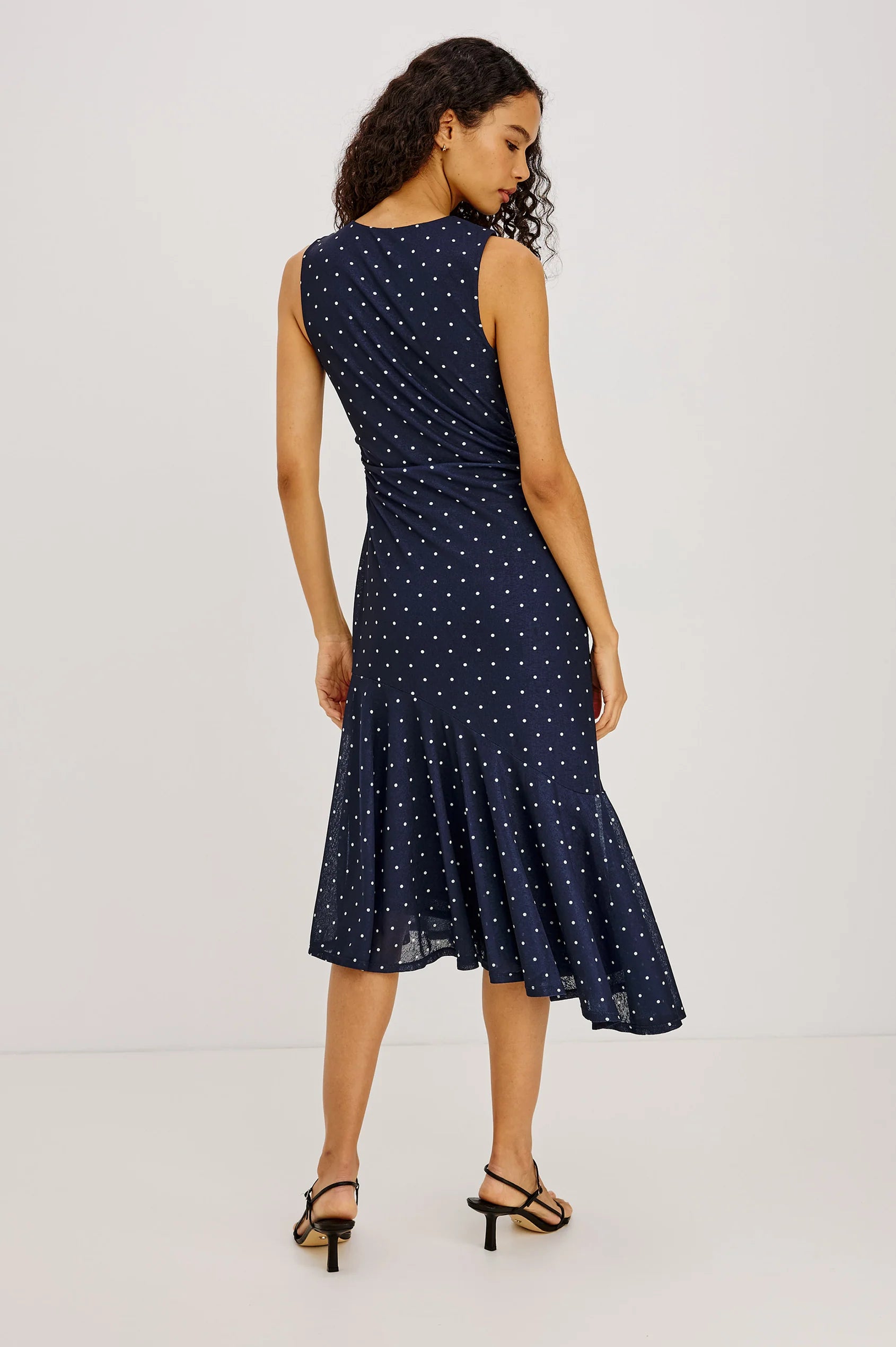 Rails - Daija Dress - Navy Polka Dots
