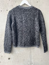 YERSE - Jacquard Cardigan in Leopard