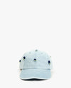 Clare V. - Denim Baseball Hat with Florals