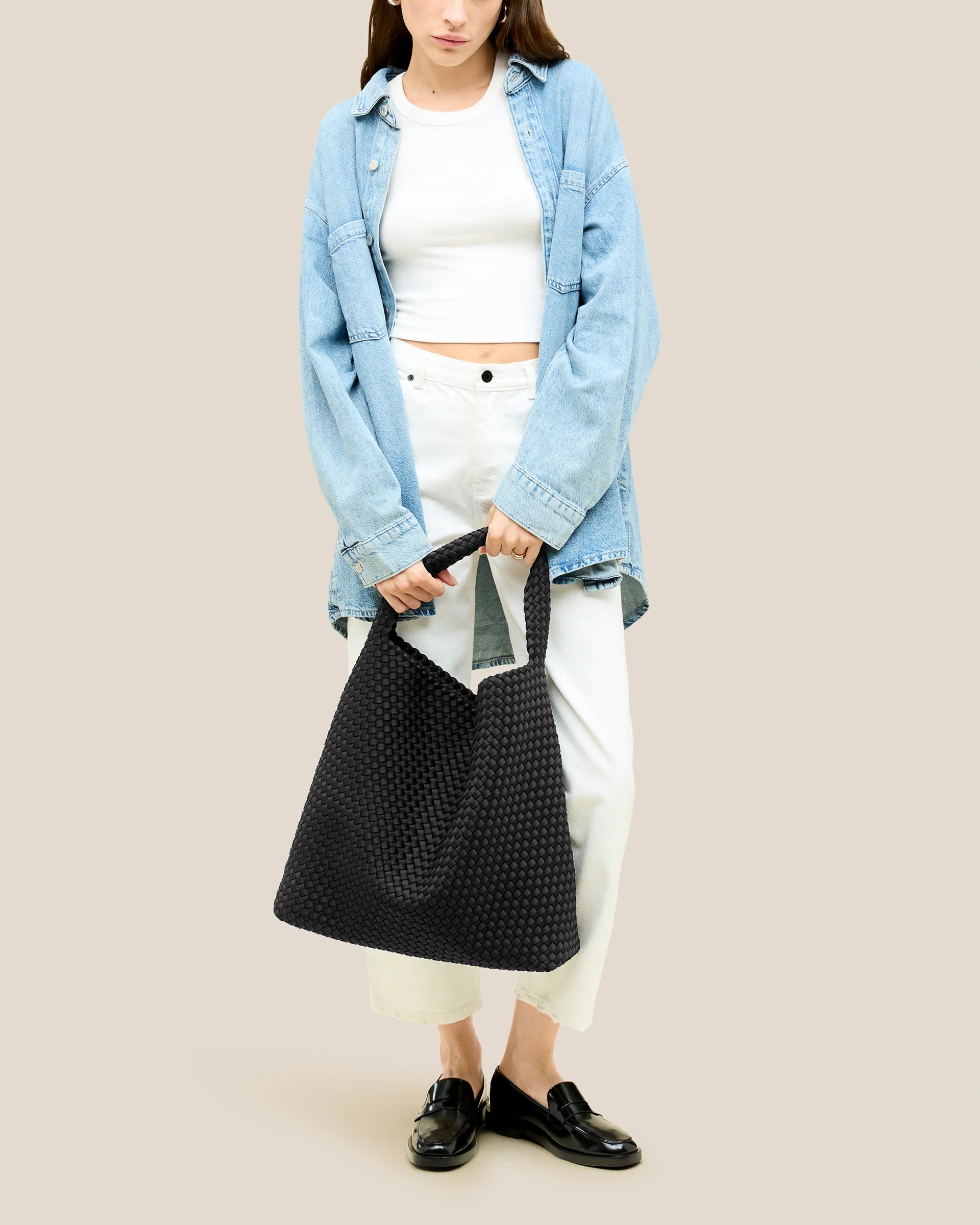 NAGHEDI - Nomad Large Hobo - Onyx