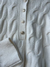 Splendid - Cella Jane Collection - Half Plaket Sweater in Snow